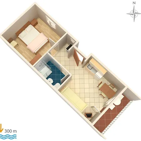 Apartment With A Parking Space Gradac, Makarska - 6820 Gradac (Split-Dalmatia)