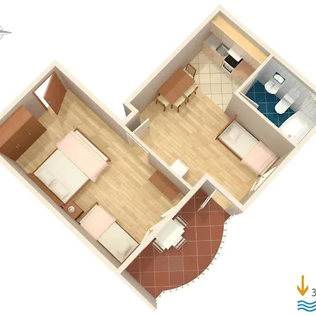 With A Parking Space Gradac, Makarska - 6820 Apartment
